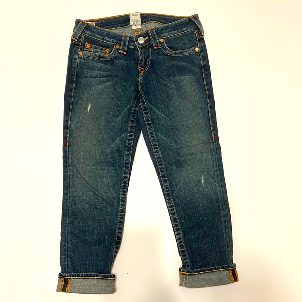 True Religion, size 27, capri.